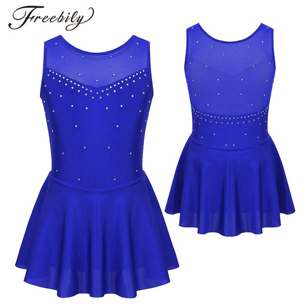 kids girls sleeveless sparkly rhinestone tulle figure ice skating roller skating dress gymnastics leotards ballet dance costume, Black;red
kids girls sleeveless sparkly rhinestone tulle figure ice skating roller skating dress gymnastics leotards ballet dance costume, Black;red
