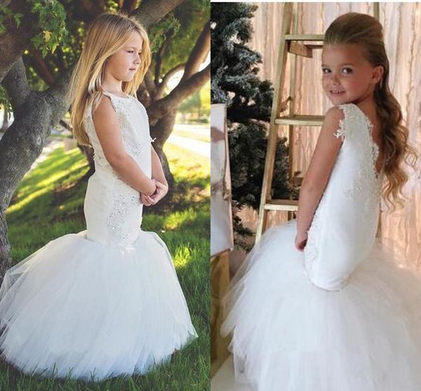 sweety white applique beaded mermaid flower girl dresses for wedding jewel v backless tulle girls pageant dress little girls birthday dress, White;blue
sweety white applique beaded mermaid flower girl dresses for wedding jewel v backless tulle girls pageant dress little girls birthday dress, White;blue