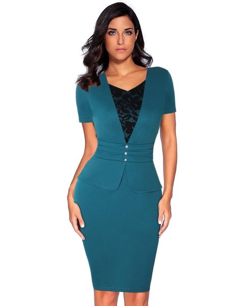 oten women's vintage stretch buttons short sleeve work sheath bodycon lace cocktail pencil dress, Black;gray
oten women's vintage stretch buttons short sleeve work sheath bodycon lace cocktail pencil dress, Black;gray