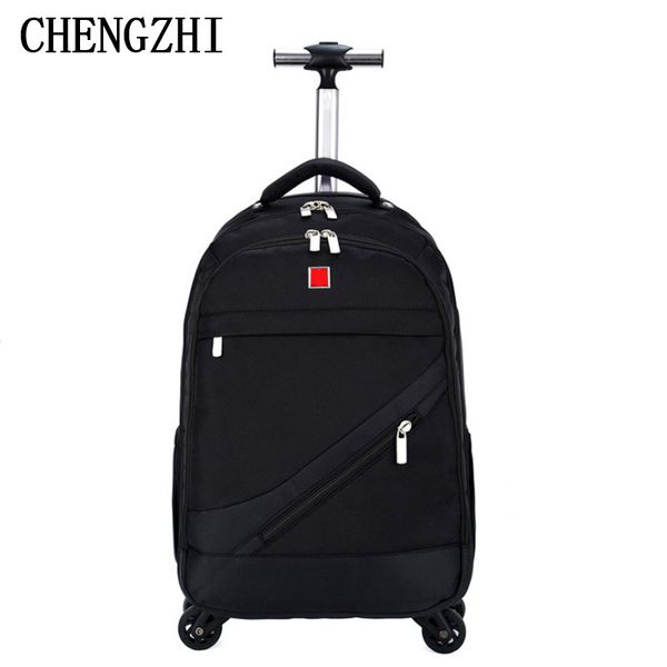 chengzhi18 " дюймовый мужчины бизнес оксфорд путешествия тележка багаж многофункциональный прокатки сумки женщины колесные рюкзаки багаж
chengzhi18 " дюймовый мужчины бизнес оксфорд путешествия тележка багаж многофункциональный прокатки сумки женщины колесные рюкзаки багаж