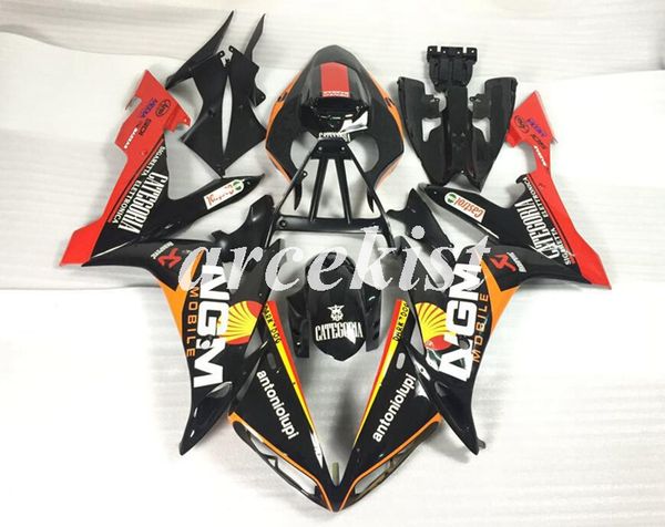 injection mold new abs motorcycle full fairings kit fit for yamaha yzf-r1 2004 2005 2006 04 05 06 bodywork set black orange
injection mold new abs motorcycle full fairings kit fit for yamaha yzf-r1 2004 2005 2006 04 05 06 bodywork set black orange