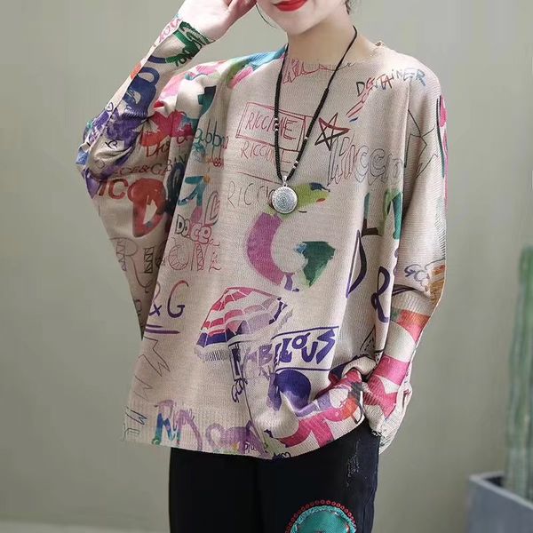 2020 spring letter print long sleeve loose large size sweater pullover mori girl 21t6635, White;black
2020 spring letter print long sleeve loose large size sweater pullover mori girl 21t6635, White;black