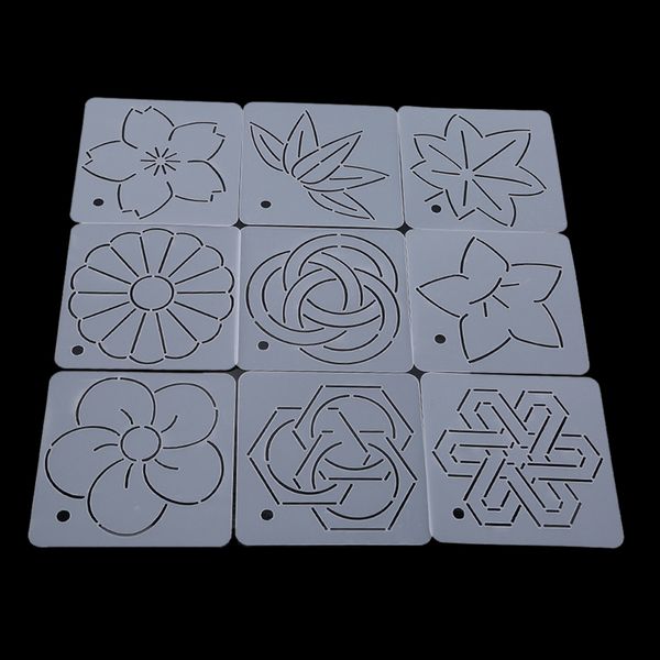 9pcs/set crimping template thorn sub embroidered template quilting templates patchwork tools handmade diy sewing tool set, Black
9pcs/set crimping template thorn sub embroidered template quilting templates patchwork tools handmade diy sewing tool set, Black
