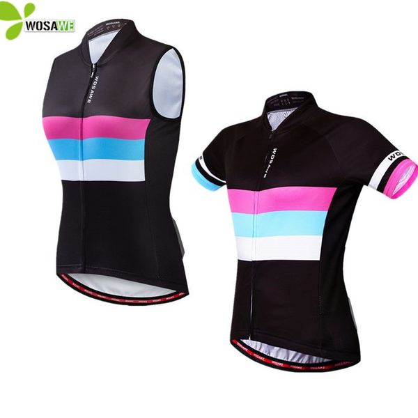 wosawe summer women's cycling vests jersey breathable sleeveless bike bicycle gilet base layer slim fit tight cycle clothing, Black
wosawe summer women's cycling vests jersey breathable sleeveless bike bicycle gilet base layer slim fit tight cycle clothing, Black