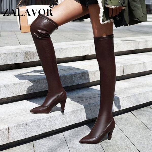 zalavor size 34-43 over the knee boots pointed toe slip on office lady winter shoes women party long boots footwear, Black
zalavor size 34-43 over the knee boots pointed toe slip on office lady winter shoes women party long boots footwear, Black