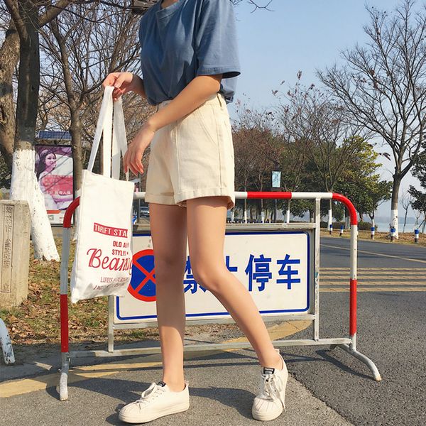 holiday polyester solid casual shorts casual loose charming fashion high waist denim shorts summer curling, White;black
holiday polyester solid casual shorts casual loose charming fashion high waist denim shorts summer curling, White;black