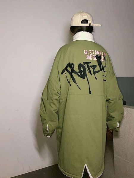 loose tooling, medium length, large label pocket, street thickened cashmere warm cotton padded jacket jackets coat coats, Black
loose tooling, medium length, large label pocket, street thickened cashmere warm cotton padded jacket jackets coat coats, Black