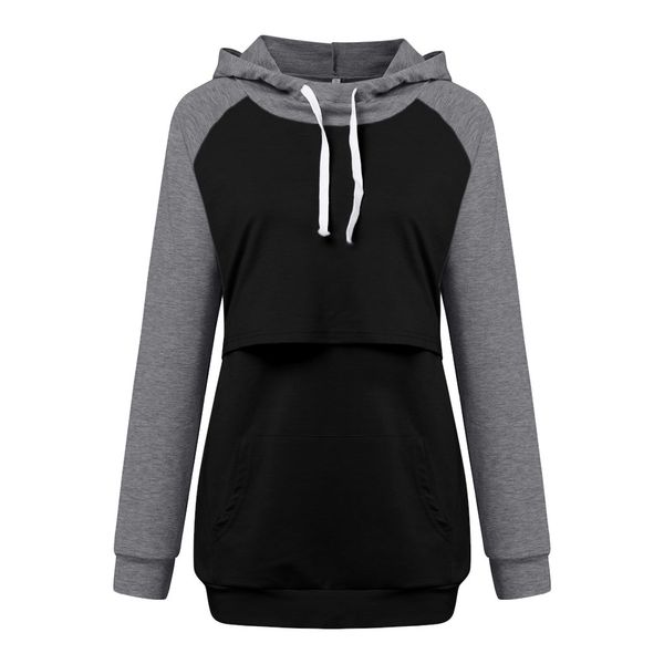 maternity clothes loose mother breastfeeding hoodies t-shirt stitching breastfeeding multifunctional pregnancy womens clothing, White
maternity clothes loose mother breastfeeding hoodies t-shirt stitching breastfeeding multifunctional pregnancy womens clothing, White