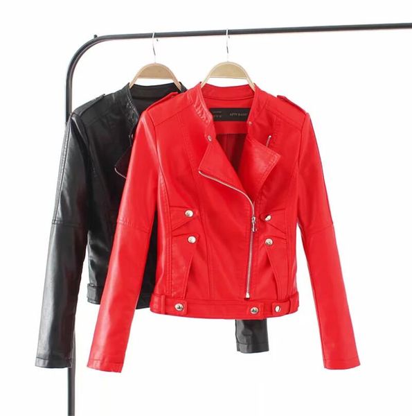 new fashion women's pu jacket lapel zipper basic two-color motorcycle motorcycle jacket women 1742, Black;brown
new fashion women's pu jacket lapel zipper basic two-color motorcycle motorcycle jacket women 1742, Black;brown