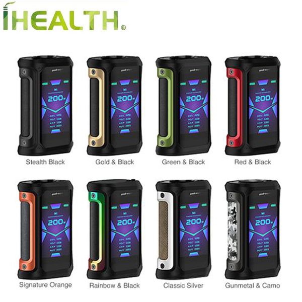 100% оригинал Geekvape Aegis X 200W TC Box Mod работает от двух аккумуляторов 18650 с AS 2.0 чипсет IP67 водонепроницаемый дизайн
100% оригинал Geekvape Aegis X 200W TC Box Mod работает от двух аккумуляторов 18650 с AS 2.0 чипсет IP67 водонепроницаемый дизайн
