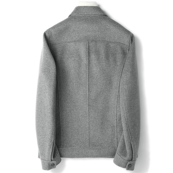 men's wool & blends korean spring short autumn jacket double-sided woolen men coat overcoat manteau homme 2021 g-02-2906 kj2026, Black
men's wool & blends korean spring short autumn jacket double-sided woolen men coat overcoat manteau homme 2021 g-02-2906 kj2026, Black