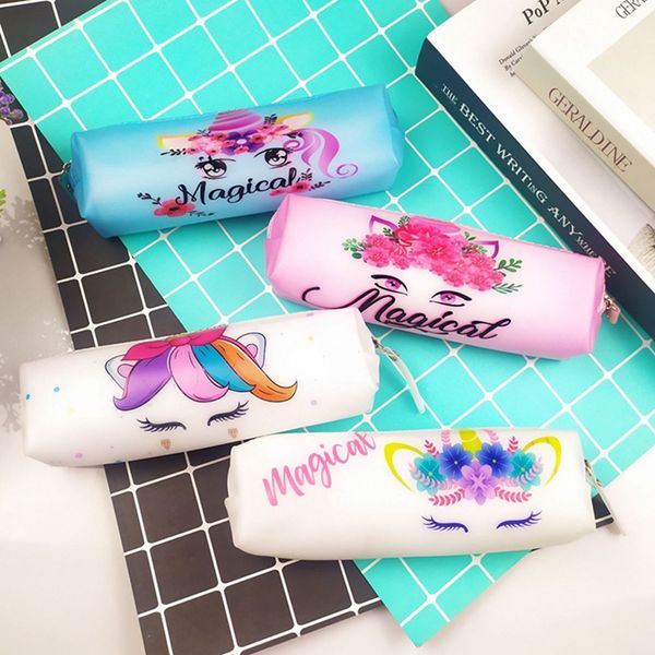 2019 silicone printing unicorn cute cartoon student environmental jelly plastic square pencil case stationery bag
2019 silicone printing unicorn cute cartoon student environmental jelly plastic square pencil case stationery bag