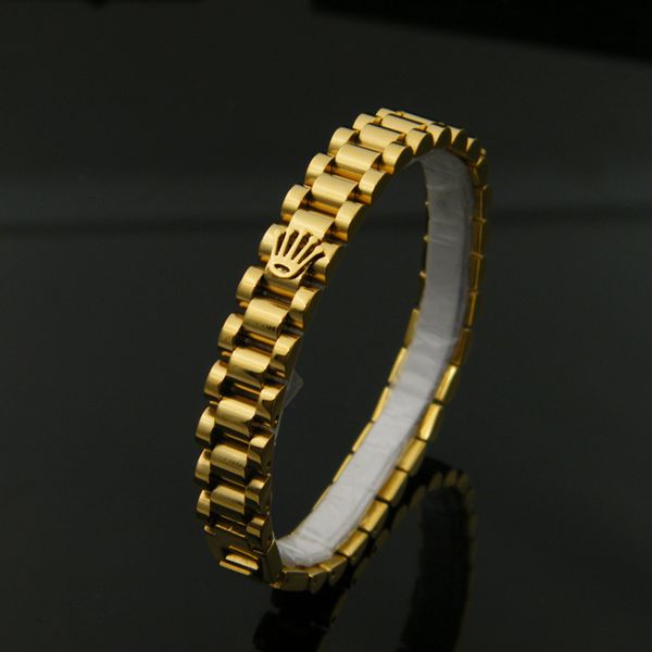 high-end gold crown watchband bracelet stainless steel rose gold silver watch chain adjustable strap bijoux for women and men fine jewelry, Golden;silver
high-end gold crown watchband bracelet stainless steel rose gold silver watch chain adjustable strap bijoux for women and men fine jewelry, Golden;silver