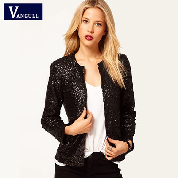 european & american new style women's clothing sequin long sleeve female short jacket o-neck thin slim covered button outerwear, Black;brown
european & american new style women's clothing sequin long sleeve female short jacket o-neck thin slim covered button outerwear, Black;brown