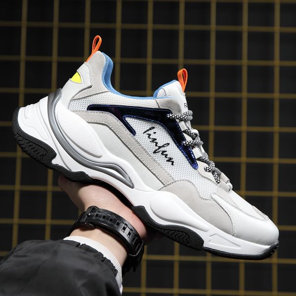 2020 summer sports shoes breathable mesh leather men's shoes korean version of men's casual shoes dad factory in wenzhou
2020 summer sports shoes breathable mesh leather men's shoes korean version of men's casual shoes dad factory in wenzhou