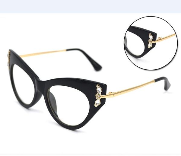 women cat glasses luxury optical rhinestone lens frame eye female retro spectacles eyeglasses clear 10pcs/lot qwank, White;black
women cat glasses luxury optical rhinestone lens frame eye female retro spectacles eyeglasses clear 10pcs/lot qwank, White;black