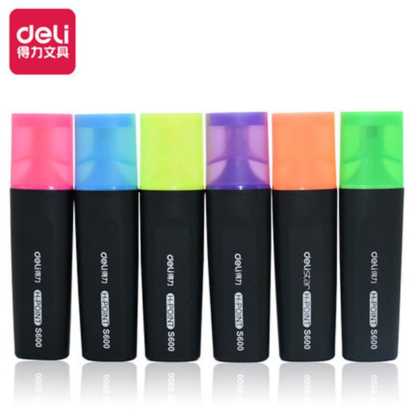 6pcs deli s600 highlighter marker pen art markers not easy fade highlighters fluorescent bright color school supplies, Black;red
6pcs deli s600 highlighter marker pen art markers not easy fade highlighters fluorescent bright color school supplies, Black;red