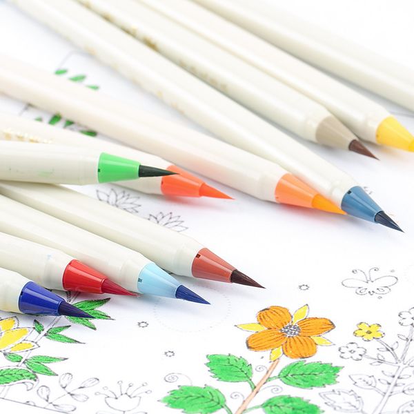 1pc soft brush calligraphy pen watercolor marker brush fineliner art markers cartoon design sketch manga graphic drawing
1pc soft brush calligraphy pen watercolor marker brush fineliner art markers cartoon design sketch manga graphic drawing