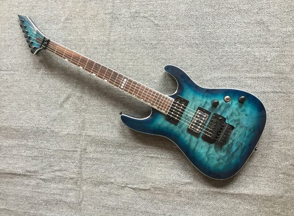 custom m-ii fr-dlx blue ocean electric guitar seymour duncan pickups tremolo bridge
custom m-ii fr-dlx blue ocean electric guitar seymour duncan pickups tremolo bridge