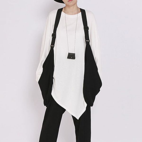 xuxi 2020 new spring vest female dark style personalized fashion two-wear vest outer waistcoat waistcoat fz1403, Black;white
xuxi 2020 new spring vest female dark style personalized fashion two-wear vest outer waistcoat waistcoat fz1403, Black;white