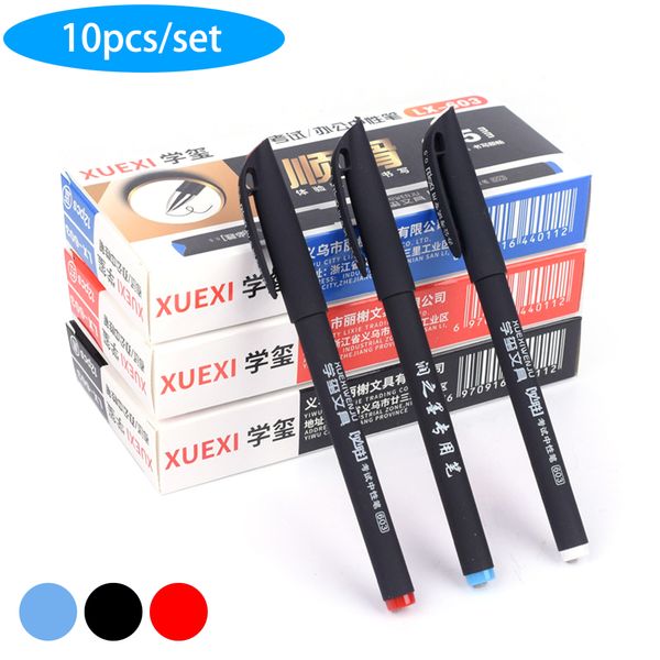 10pcs/lot gel pen ball pen writing black blue red for office school supplies kids staionery pens with box
10pcs/lot gel pen ball pen writing black blue red for office school supplies kids staionery pens with box