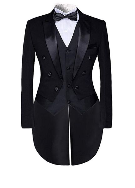 mens steampunk vintage suit tailcoat black jacket evening tails fashion 3 piece tuxedo tails includes tailcoat vest trouser, White;black
mens steampunk vintage suit tailcoat black jacket evening tails fashion 3 piece tuxedo tails includes tailcoat vest trouser, White;black