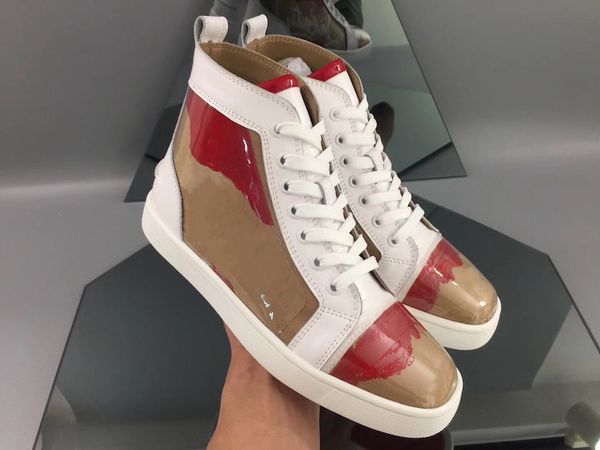 высокое качество спайки high top red bottom pik pik шипованных кроссовки обувь женщины мужчины luxury дизайнер flat повседневный red sole au, Black
высокое качество спайки high top red bottom pik pik шипованных кроссовки обувь женщины мужчины luxury дизайнер flat повседневный red sole au, Black