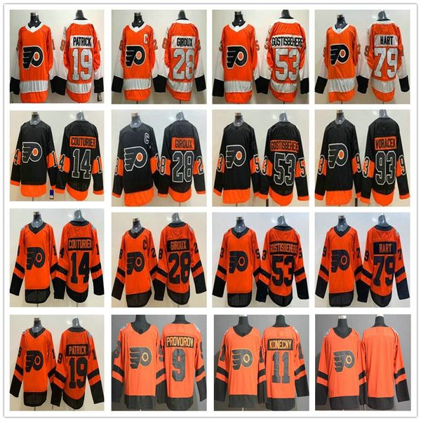 20 21 philadelphia flyers 28 claude giroux 53 shayne gostisbehere 9 ivan provorov 14 sean couturier 11 travis konecny 79 carter hart jersey, Black;red
20 21 philadelphia flyers 28 claude giroux 53 shayne gostisbehere 9 ivan provorov 14 sean couturier 11 travis konecny 79 carter hart jersey, Black;red