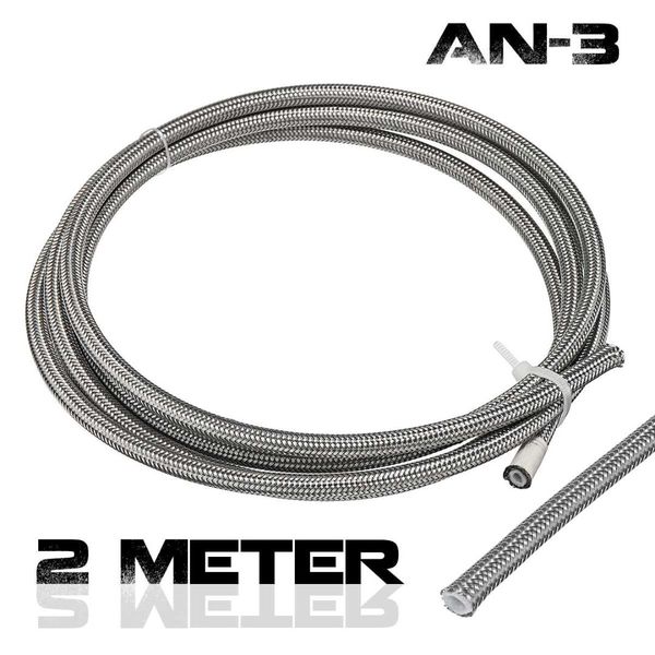2m an3 braided stainless steel 3an an3 an-3 brake hose ptef hydraulic brake fuel line hose
2m an3 braided stainless steel 3an an3 an-3 brake hose ptef hydraulic brake fuel line hose