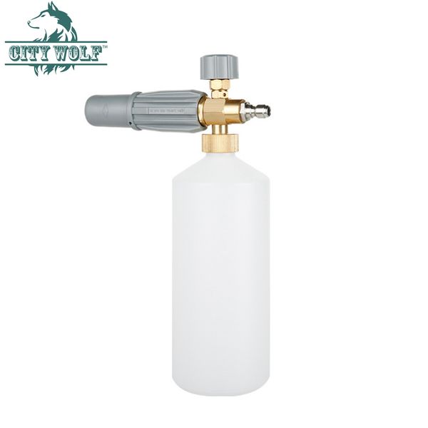 city wolf high pressure snow foam gun with g1/4 quick adaptor for car washer gun accessories cleaning equipment
city wolf high pressure snow foam gun with g1/4 quick adaptor for car washer gun accessories cleaning equipment