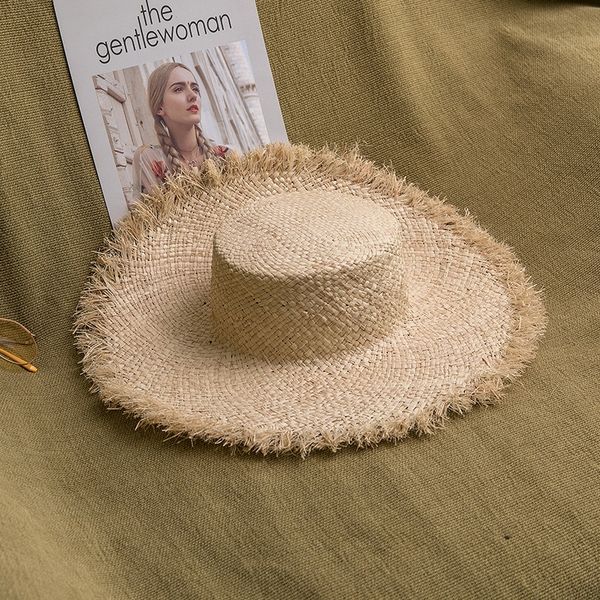 lafite grass flat flat straw straw woolen grass hat outdoor beach armour women's blue ribbon sun hat, Blue;gray
lafite grass flat flat straw straw woolen grass hat outdoor beach armour women's blue ribbon sun hat, Blue;gray