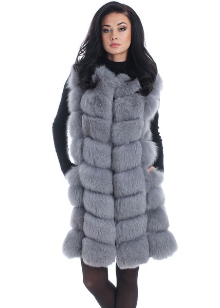 90 cm medium long artifical fox fur vest women winter fashion faux fox fur vests woman warm fake fox fur coats female, Black
90 cm medium long artifical fox fur vest women winter fashion faux fox fur vests woman warm fake fox fur coats female, Black