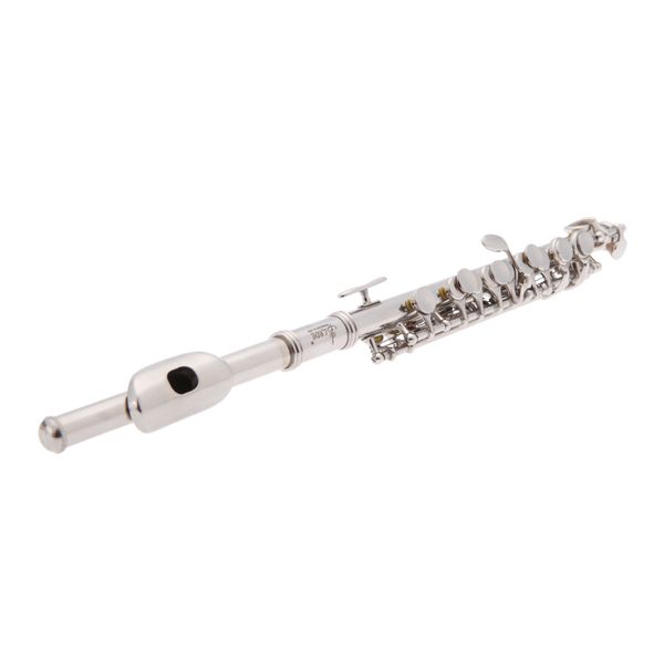 piccolo ottavino half-size flute silver plated c key cupronickel with cleaning cloth screwdriver padded box
piccolo ottavino half-size flute silver plated c key cupronickel with cleaning cloth screwdriver padded box