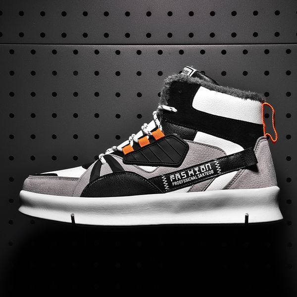 winter shoes men outdoor sports shoes leather fashion comfortable cold wear men's casual, Black
winter shoes men outdoor sports shoes leather fashion comfortable cold wear men's casual, Black