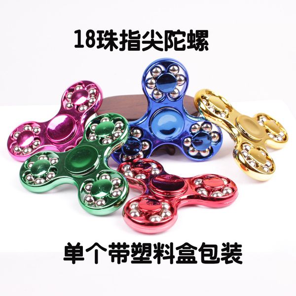 creative new 18 beads three-leaf plastic plating finger spinners children steel ball fingertip toy factory wholesale
creative new 18 beads three-leaf plastic plating finger spinners children steel ball fingertip toy factory wholesale