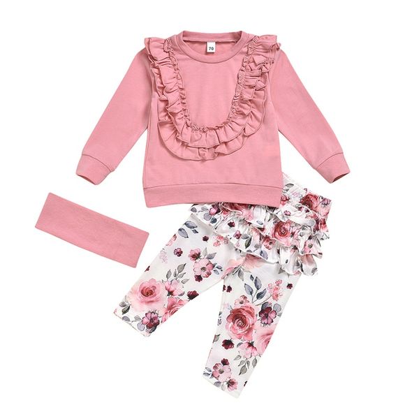 baby outfit sets for girls autumn baby girl long sleeve blouse t-shirt +flower print pants+headband casual costume set, White
baby outfit sets for girls autumn baby girl long sleeve blouse t-shirt +flower print pants+headband casual costume set, White