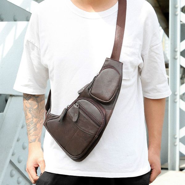 men pu leather cowhide vintage sling chest back day pack travel fashion cross body messenger shoulder bag
men pu leather cowhide vintage sling chest back day pack travel fashion cross body messenger shoulder bag