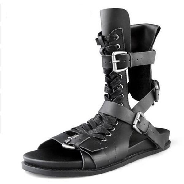 men rome sandals black shoes gladiator sandals high-genuine leather slippers slides summer men
men rome sandals black shoes gladiator sandals high-genuine leather slippers slides summer men