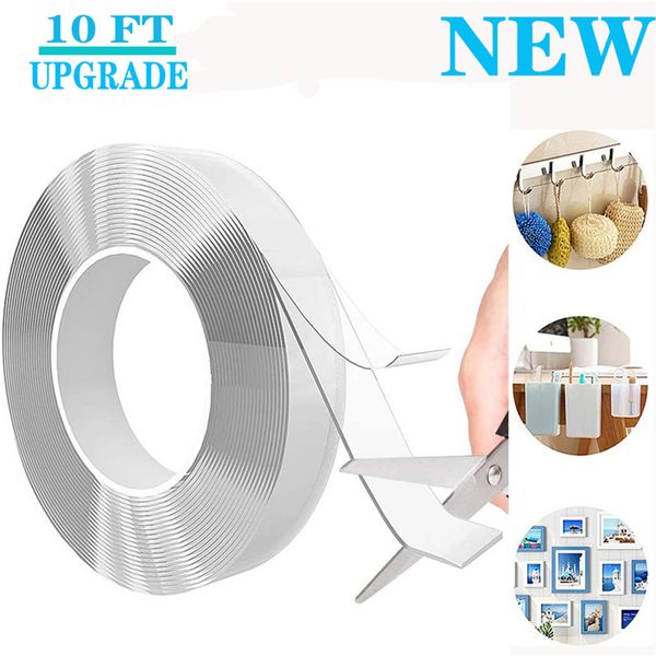 new multipurpose nano grip tape reusable removable washable double sided sticky strips seamless traceless tape adhesive kitchen holder 2016
new multipurpose nano grip tape reusable removable washable double sided sticky strips seamless traceless tape adhesive kitchen holder 2016
