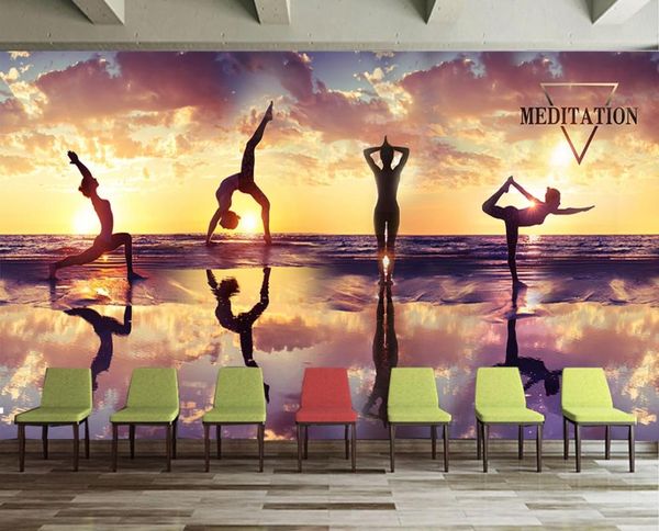 cjsir 3d wallpaper mural sunset sunset yoga fitness club tooling background wall decoration wall papel de parede paper
cjsir 3d wallpaper mural sunset sunset yoga fitness club tooling background wall decoration wall papel de parede paper