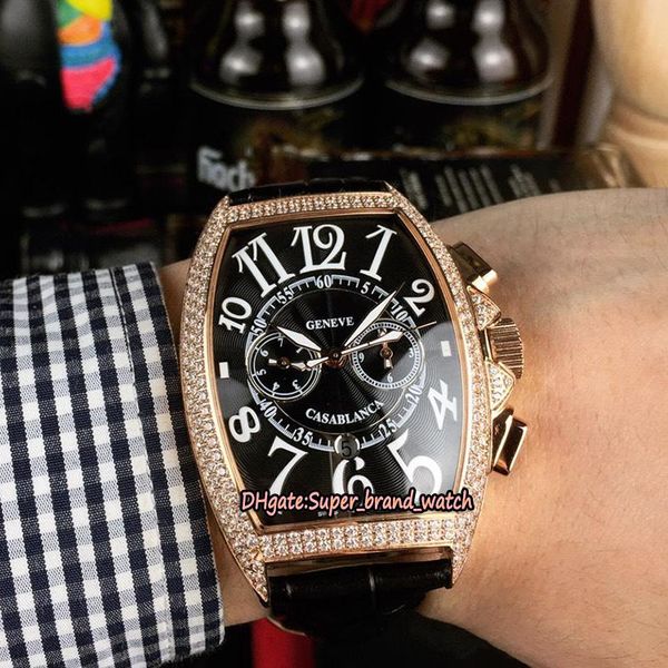 casablanca rose gold diamonds steel case black dial 8885 c cc dt japan vk quartz chronograph movement mens watch leather strap sport watches, Slivery;brown
casablanca rose gold diamonds steel case black dial 8885 c cc dt japan vk quartz chronograph movement mens watch leather strap sport watches, Slivery;brown