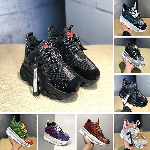 With Original Box Luxury Chain Reaction Running Shoes For Men's Women Designer Shoes 2019 Fashion District Medusa Chaussures De Homme
With Original Box Luxury Chain Reaction Running Shoes For Men's Women Designer Shoes 2019 Fashion District Medusa Chaussures De Homme