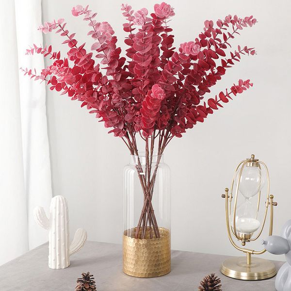 76cm artificial eucalyptus leaves plastic flower arrangement plants garden branch used for living room wedding prop decoration
76cm artificial eucalyptus leaves plastic flower arrangement plants garden branch used for living room wedding prop decoration