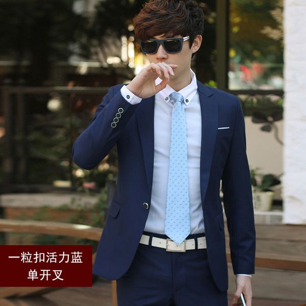 spring men's leisure suit korean edition of men's youth self-cultivation new small suit business fashion single coat, White;black
spring men's leisure suit korean edition of men's youth self-cultivation new small suit business fashion single coat, White;black