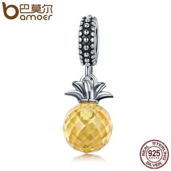 bamoer 925 sterling silver summer yellow crystal pineapple cz, pendant beads fit charm bracelet diy jewelry gift scc150
bamoer 925 sterling silver summer yellow crystal pineapple cz, pendant beads fit charm bracelet diy jewelry gift scc150