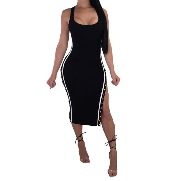 casual dresses summer dress women street side split print striped fashion sleeveless club robes ws7493v, Black;gray
casual dresses summer dress women street side split print striped fashion sleeveless club robes ws7493v, Black;gray