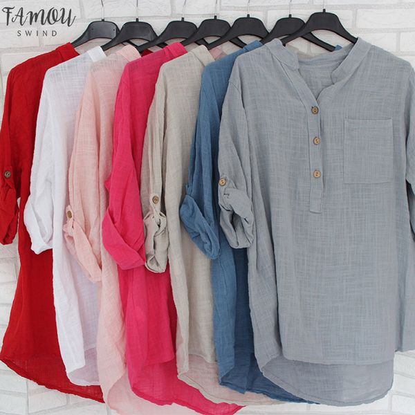 womens cotton linen stand collar shirt plus size 5xl white solid pocket womens shirts 2020 spring loose blouses female
womens cotton linen stand collar shirt plus size 5xl white solid pocket womens shirts 2020 spring loose blouses female