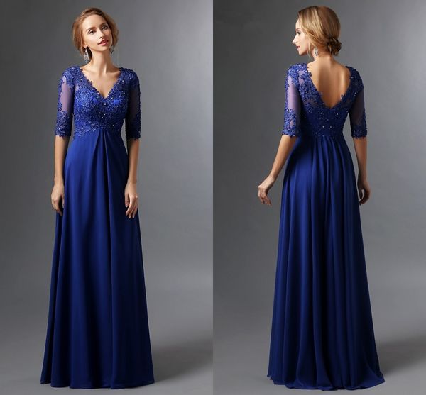 royal blue 2020 mother of the bride dresses a-line v-neck half sleeves chiffon lace long elegant groom mother dss mother dresses for wedding, Black;red
royal blue 2020 mother of the bride dresses a-line v-neck half sleeves chiffon lace long elegant groom mother dss mother dresses for wedding, Black;red