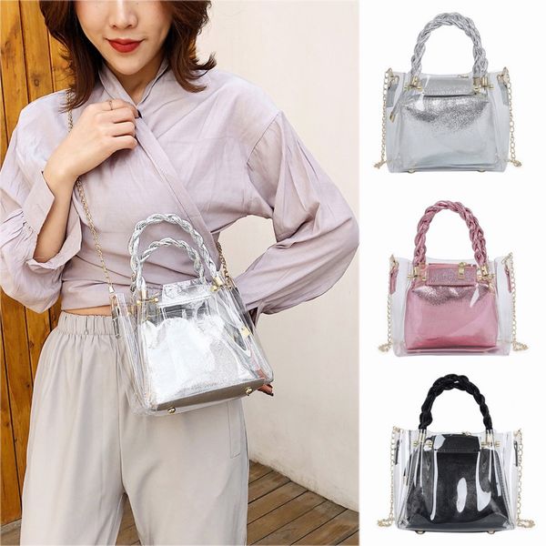 new fashion women transparent shoulder bag ladies handbags casual bag bolsas de mujer handtassen dames sac a main femme
new fashion women transparent shoulder bag ladies handbags casual bag bolsas de mujer handtassen dames sac a main femme
