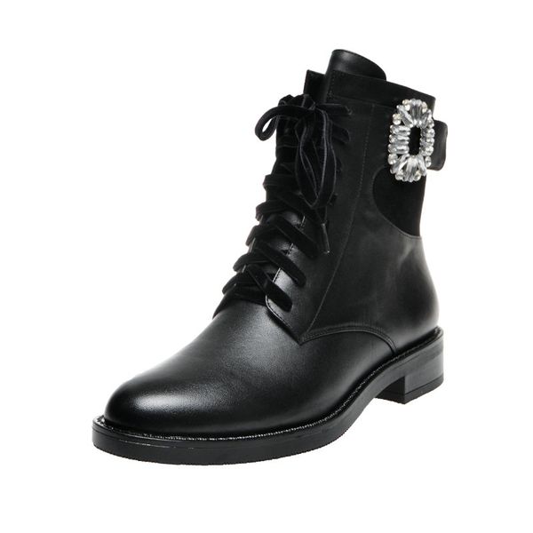 winter women genuine leather warm ankle boots rome punk high heels short riding boots zipper office basic shoes woman, Black
winter women genuine leather warm ankle boots rome punk high heels short riding boots zipper office basic shoes woman, Black